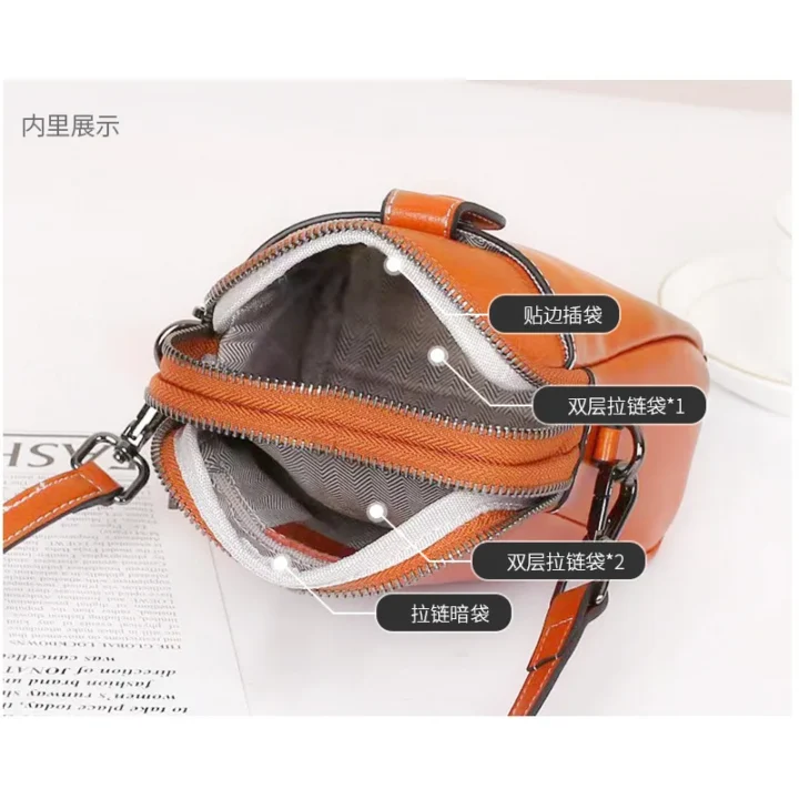 Bolsa de Couro Tiracolo - Image 3