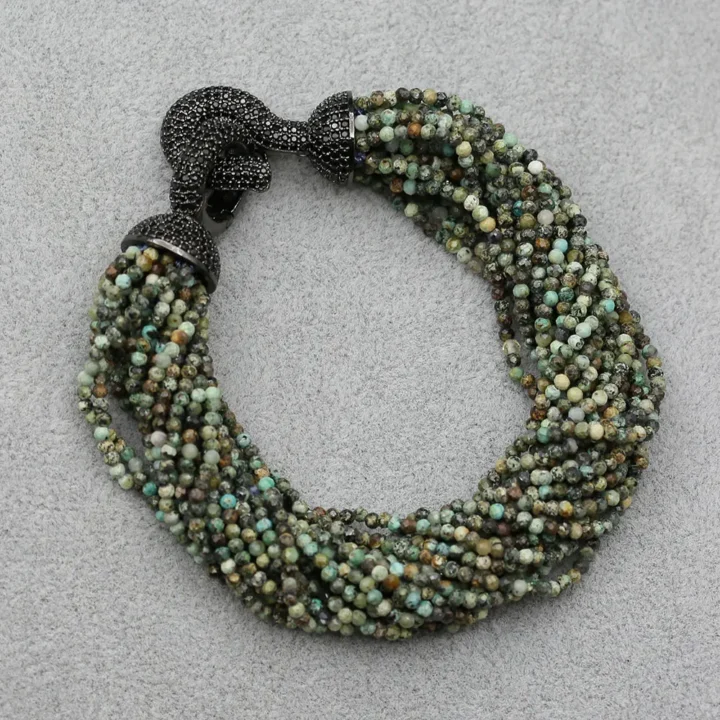 Pulseira de Pedras Verdes - Image 4
