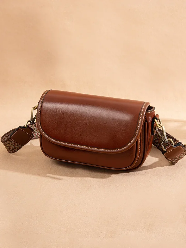 Bolsa Retrô Couro Genuíno - Image 2