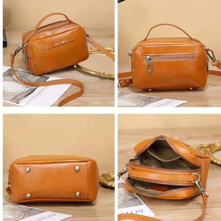 Bolsa Versátil de Couro Genuíno - Image 3
