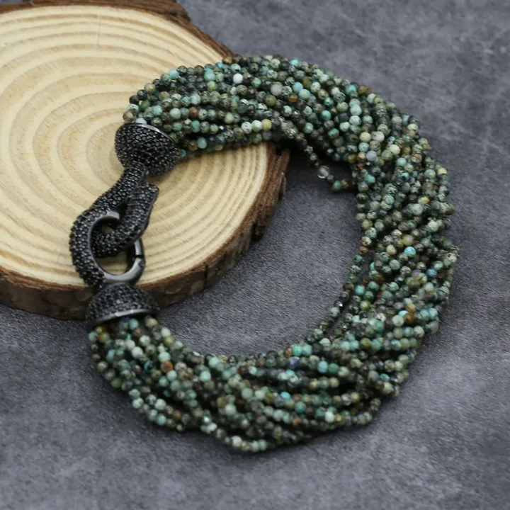 Pulseira de Pedras Verdes
