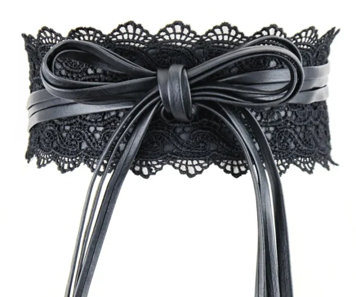 Cinto de Elástico de Renda Feminino