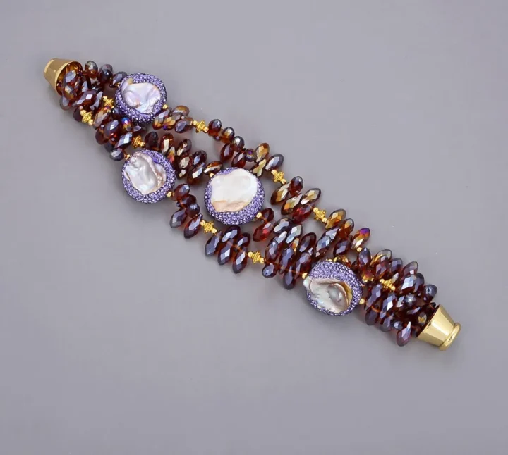 Bracelete de Cristal Purple - Image 4